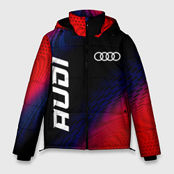 Мужская зимняя куртка Audi красный карбон