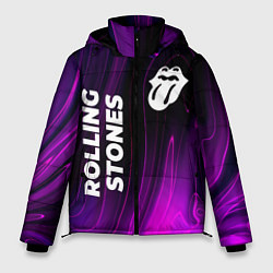Мужская зимняя куртка Rolling Stones violet plasma