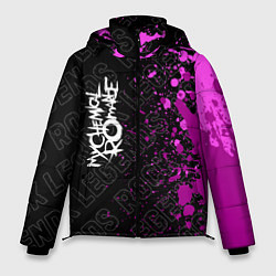 Куртка зимняя мужская My Chemical Romance rock legends: по-вертикали, цвет: 3D-черный