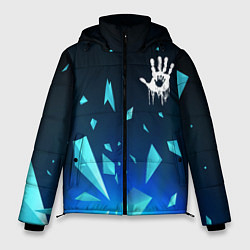 Куртка зимняя мужская Death Stranding взрыв частиц, цвет: 3D-черный