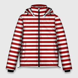 Куртка зимняя мужская Тельняшка краповая Спецназ МВД, цвет: 3D-красный