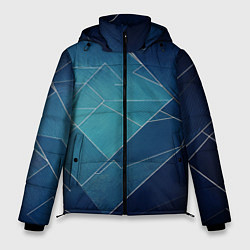 Куртка зимняя мужская Геометрическая бесконечность, цвет: 3D-красный