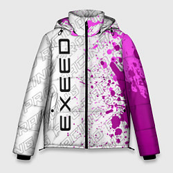 Куртка зимняя мужская Exeed pro racing: по-вертикали, цвет: 3D-черный