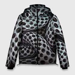 Куртка зимняя мужская Металлический спрут, цвет: 3D-черный