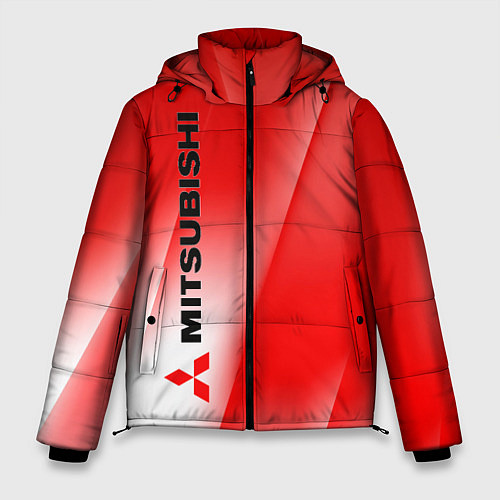 Мужская зимняя куртка Mitsubishi sign / 3D-Черный – фото 1