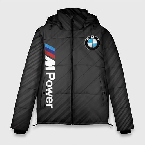 Мужская зимняя куртка BMW power m / 3D-Черный – фото 1