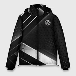 Куртка зимняя мужская Volkswagen sign, цвет: 3D-черный