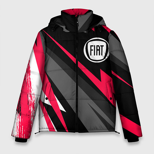 Мужская зимняя куртка Fiat fast lines / 3D-Черный – фото 1