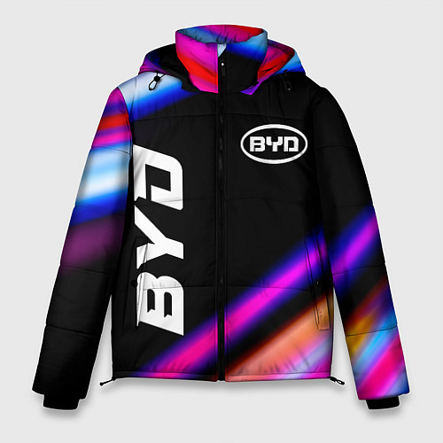 Мужская зимняя куртка BYD speed lights / 3D-Черный – фото 1