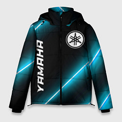 Куртка зимняя мужская Yamaha неоновые лампы, цвет: 3D-черный