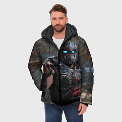 Куртка зимняя мужская Gears of war Клейтон Кармайн, цвет: 3D-черный — фото 2