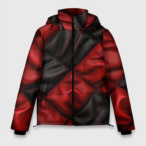 Мужская зимняя куртка Red black luxury / 3D-Черный – фото 1