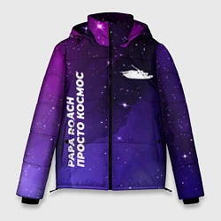 Куртка зимняя мужская Papa Roach просто космос, цвет: 3D-черный