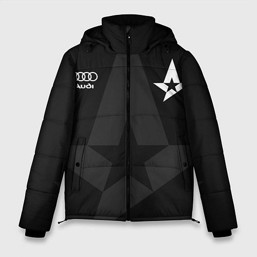 Мужская зимняя куртка Форма Astralis black / 3D-Черный – фото 1