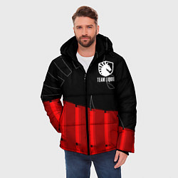Куртка зимняя мужская Форма Team Liquid red, цвет: 3D-светло-серый — фото 2