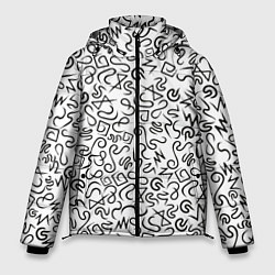 Куртка зимняя мужская Текстурка, цвет: 3D-светло-серый