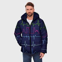 Куртка зимняя мужская Color pulse, цвет: 3D-черный — фото 2