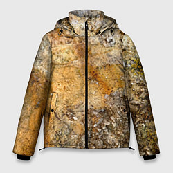 Куртка зимняя мужская Скалистая поверхность, цвет: 3D-светло-серый