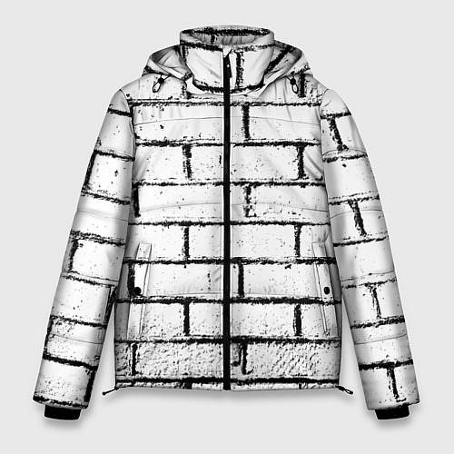 Мужская зимняя куртка White wall / 3D-Черный – фото 1