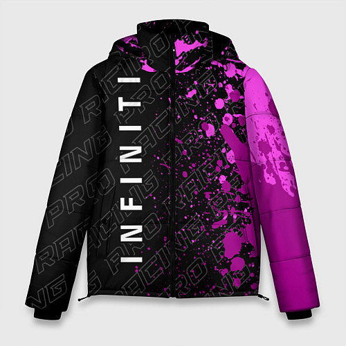 Мужская зимняя куртка Infiniti pro racing: по-вертикали / 3D-Черный – фото 1