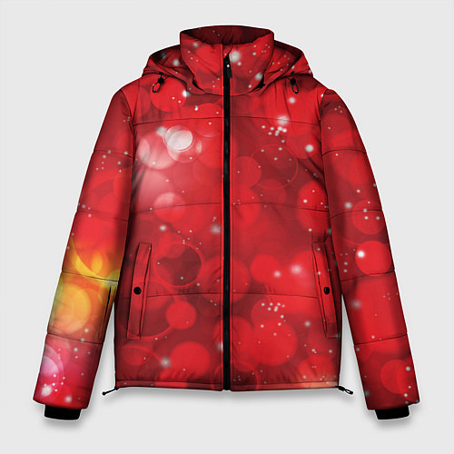 Мужская зимняя куртка Red fantasy / 3D-Черный – фото 1