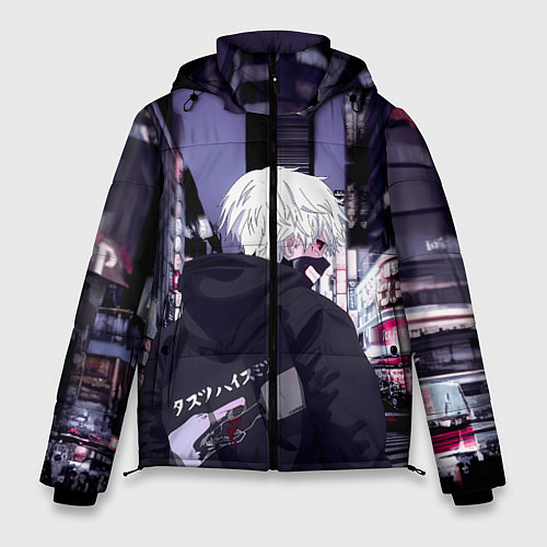 Мужская зимняя куртка Kaneki Ken / 3D-Черный – фото 1