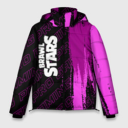 Куртка зимняя мужская Brawl Stars pro gaming: по-вертикали, цвет: 3D-черный