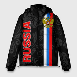 Куртка зимняя мужская Russia black style, цвет: 3D-черный