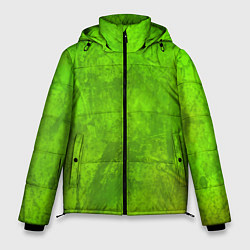 Куртка зимняя мужская Зелёная фантазия, цвет: 3D-красный