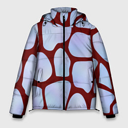 Куртка зимняя мужская Клеточная ткань, цвет: 3D-черный