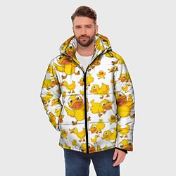 Куртка зимняя мужская Yellow ducklings, цвет: 3D-светло-серый — фото 2