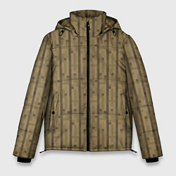 Куртка зимняя мужская Дубовые доски, цвет: 3D-черный