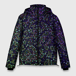 Куртка зимняя мужская Космический треш, цвет: 3D-черный