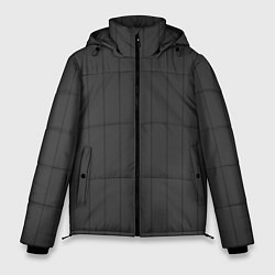 Куртка зимняя мужская Насыщенный серый полосатый, цвет: 3D-светло-серый