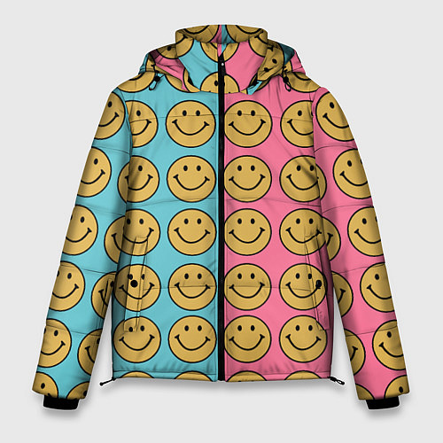 Мужская зимняя куртка Smiley / 3D-Черный – фото 1