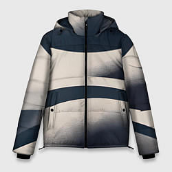 Куртка зимняя мужская Абстрактный принт - нейросеть, цвет: 3D-светло-серый