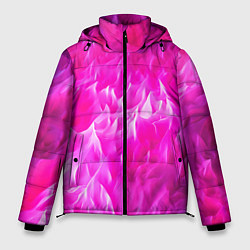 Куртка зимняя мужская Pink texture, цвет: 3D-красный