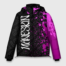 Куртка зимняя мужская Maneskin rock legends: по-вертикали, цвет: 3D-черный
