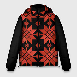 Куртка зимняя мужская Удмуртский - вертикаль black, цвет: 3D-черный
