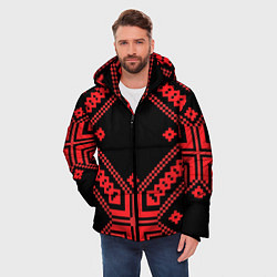 Куртка зимняя мужская Национальный черный, цвет: 3D-черный — фото 2