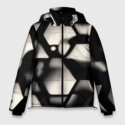 Куртка зимняя мужская Зеркальные блики, цвет: 3D-светло-серый