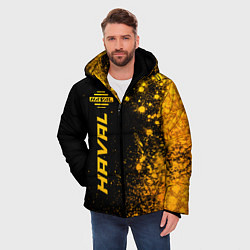 Куртка зимняя мужская Haval - gold gradient: по-вертикали, цвет: 3D-черный — фото 2
