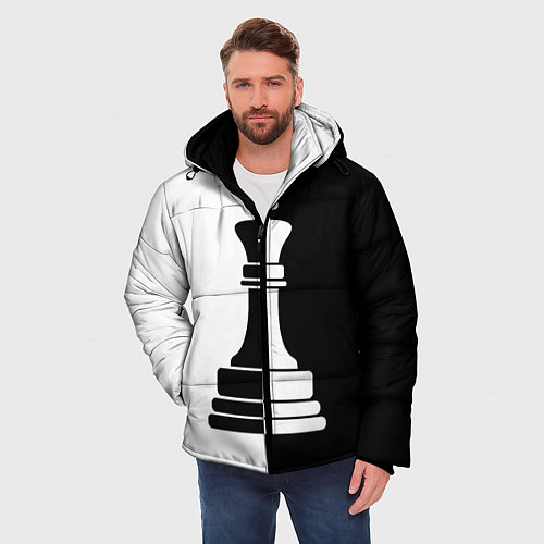 Мужская зимняя куртка Ферзь / 3D-Светло-серый – фото 3