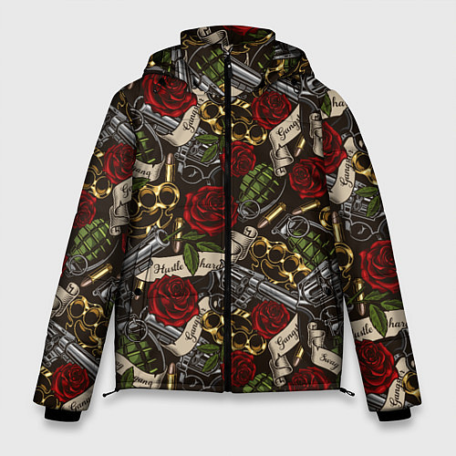 Мужская зимняя куртка Гангстер / 3D-Красный – фото 1