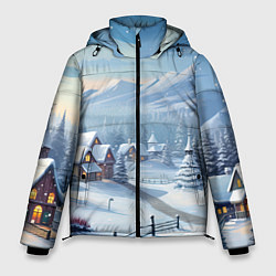 Куртка зимняя мужская Зимнее настроение, цвет: 3D-светло-серый