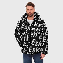 Куртка зимняя мужская Esskeetit rap, цвет: 3D-черный — фото 2