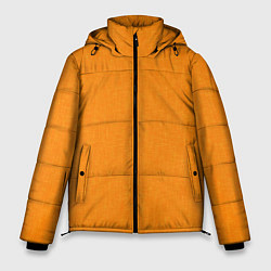 Куртка зимняя мужская Жёлто-оранжевый текстура однотонный, цвет: 3D-светло-серый