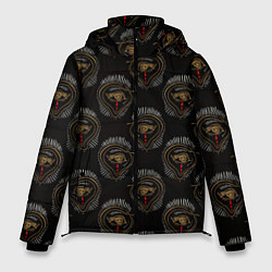 Куртка зимняя мужская Hearts with a symbol, цвет: 3D-светло-серый