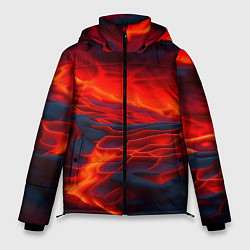 Куртка зимняя мужская Текущая магма, цвет: 3D-черный