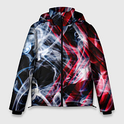 Куртка зимняя мужская Дым и стрелки, цвет: 3D-черный